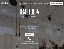 Tablet Screenshot of mybellastyle.com